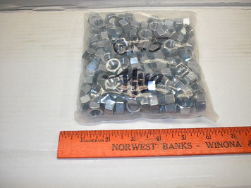 Grade 5 Nuts, 3 lb Bags 1/4" to 3/4" NC Zinc Plated