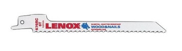 Lenox 676RC Wood & Nail Cutting Reciprocating Saw Blade, 6x1/2, 6tpi, 5pk