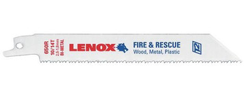 650R/850R Lenox Fire & Rescue Reciprocating Saw Blade, 10/14 tpi, 5 pk
