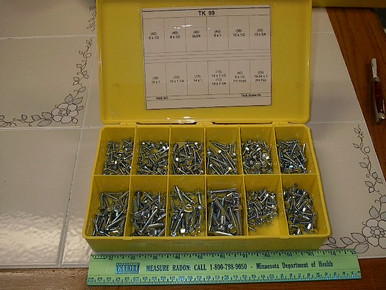 TK 380 Self Drilling Screws, in a durable cold weather resistant box.