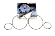 E38 E39 E53 Chrome Speedometer Gauge Rings