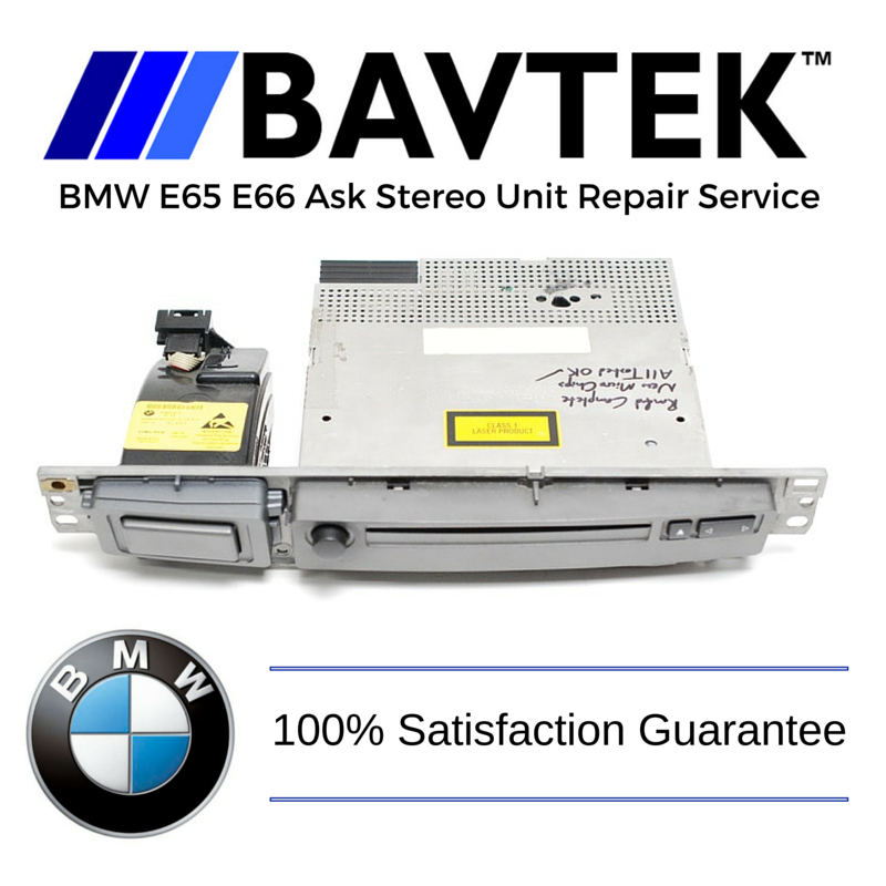 BMW E65 E66 Logic 7 L7 ASK Radio Repair Service - BavTek