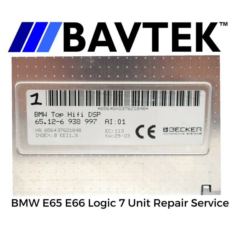BMW E65 E66 Logic 7 L7 ASK Radio Repair Service - BavTek