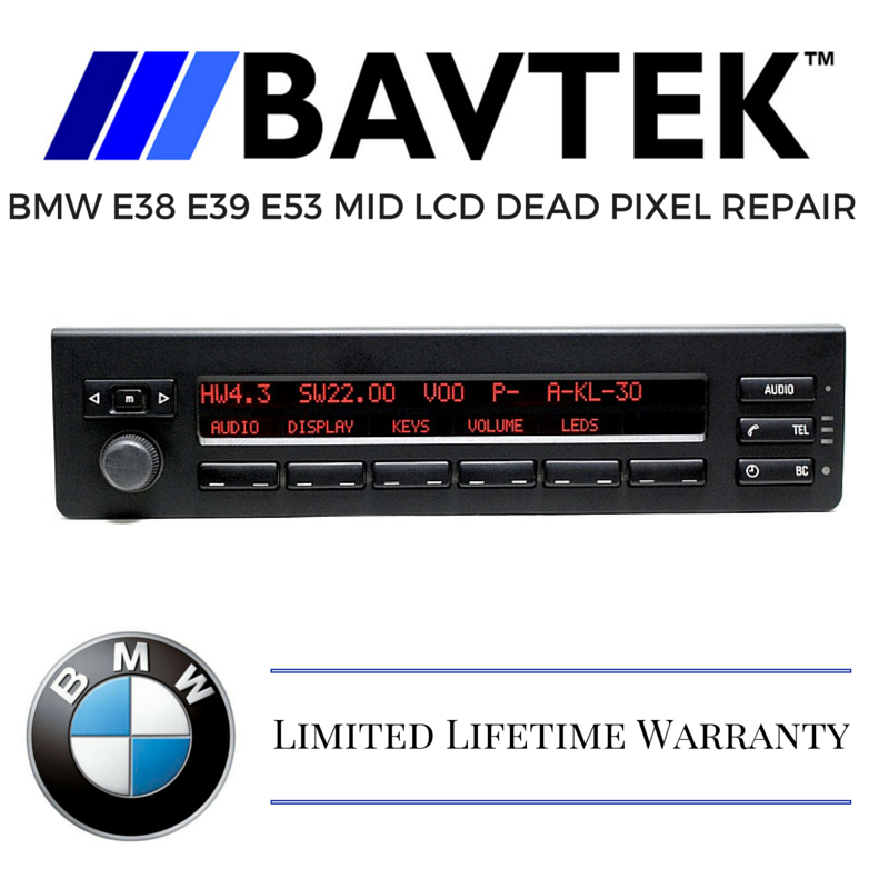 BMW E38 MULTI-INFORMATION DISPLAY MID RADIO STEREO DISPLAY 1995-2001 740i 750iL