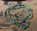 34" Continuous Strand of Brazilian Shaman's Dendritic Tree Agate Chips Necklace - A Black Pyramid Vèvé Room Find - The Voodoo Estate