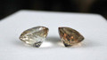 Pair of Ayurvedic Kundalini Yogi's Faceted Round Champagne Topaz Gems 9.64 tcw.,- A Black Pyramid Vèvé Room Find - The Voodoo Estate