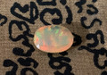 Curandero's, 1.52 ct., Faceted Oval Mexican Fire Opal Money Draw Good Luck Gem - A Black Pyramid Vèvé Room Find - The Voodoo Estate
