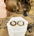 Pair of Single, Unmatched, 14kt. Yellow Gold Hoops 1.3 tgw - A Main Ballroom Altar Find - The Voodoo Estate