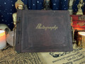 Vintage Leather Photographs Album with Circa 1940's Actors Photos - A Main Library Find - The Voodoo Estate