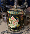 Haunted Murray Allen Regal Crown English Toffee Tin - A Séance Spirit Reading Room Find - The Voodoo Estate - SOLD! -