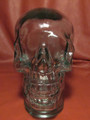 LiDiex Glassworks Coca-Cola Glass Skull Outdoor Lamp Post Shade circa 1960 - The Voodoo Estate