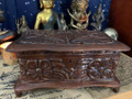 Obia's Carved Honduran Mahogany Spirit Box - A Séance Reading Room Find - The Voodoo Estate - SOLD! -