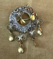 .830 Silver Norwegian Mesmerist's Solje Wedding Brooch = A Master Suite Find - The Voodoo Estate ~!~ ~!~ SOLD! ~!~ ~!~