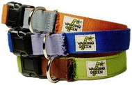 Handmade Bamboo - Buckle Dog Collar - Two-Tone