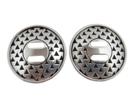 Jeremiah Watt Horse Shoe Brand Hardware Slotted Rasp Conchos