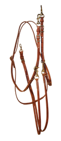 Hermann Oak Harness Leather German Martingale-Barrel Reins
