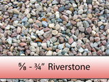 5/8" - 3/4" Colourful Riverstone