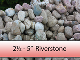 2 1/2" - 5" Colourful Riverstone