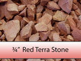 3/4" Red Terra Stone