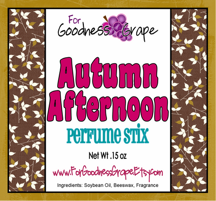 Autumn Afternoon Solid Perfume Stick