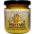 Hot mustard with that sinus rush of horseradish.