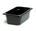 Black Cold Food Pan 1/4 4"