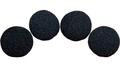 1.5 inch Super Soft Sponge Balls (Black) Pack of 4 from Magic by Gosh