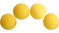1 inch Super Soft Sponge Ball (Yellow) Pack of 4 from Magic by Gosh