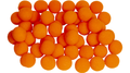 2 inch Super Soft Sponge Ball (Orange) Bag of 50 from Magic by Gosh