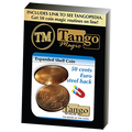 Expanded Shell Coin (50 Cent Euro, Steel Back) by Tango Magic - Trick (E0005)