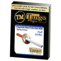 Cigarette Through Half Dollar (One Sided) (D0014)by Tango - Trick
