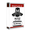 Blank Face Bicycle Cards (Red)