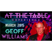 At The Table Live Lecture - Geoff Williams March 25th 2015 video DOWNLOAD