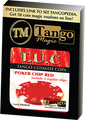 TUC Poker Chip Red plus 3 regular chips (PK002R) by Tango Magic - Trick