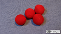 Crochet Balls (Red 2 inch) by Mr. Magic - Trick