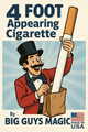 Appearing Cigarette  Pole - 4 Feet by Big Guys Magic.