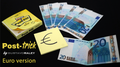 POST TRICK EURO (Gimmicks and Online Instructions) by Gustavo Raley - Trick