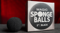 Magic Sponge Balls 4PK BLACK 2" by Murphy's Magic