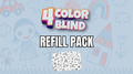 4 Color Blind Refill by Guillaume Bienne