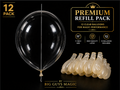 Needle Through Balloon Refill Pack (12 Count) - Big Guy's Magic