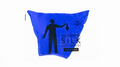PRO SILK DIAMOND CUT BLUE 18" by Murphy's Magic
