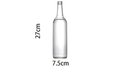 Self Exploding Transparent Beer Bottle (Large) by Wance