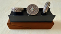 Coin Vault Case and Display Set (Brown)