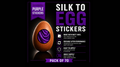 Silk to Egg Stickers (Purple) Pack of 70