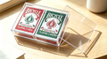 Plexiglass Card Case (2 Deck Case) by MS Magic
