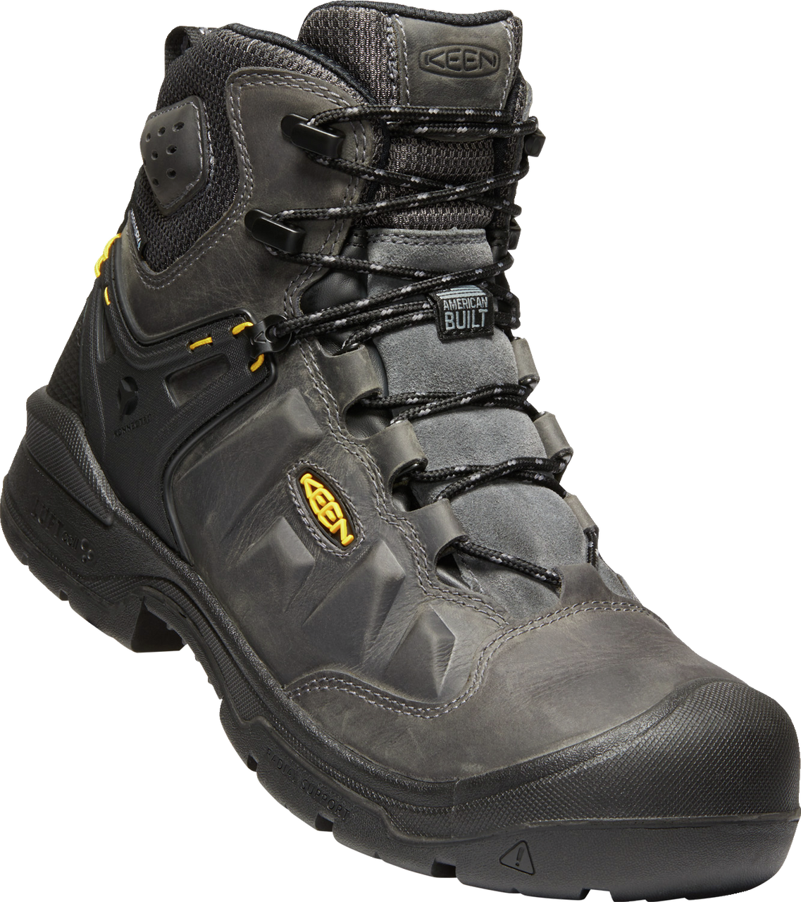 KEEN UTILITY MEN'S BLACK DOVER 6 INCH WATERPROOF CARBON SAFETY TOE BOOT ...