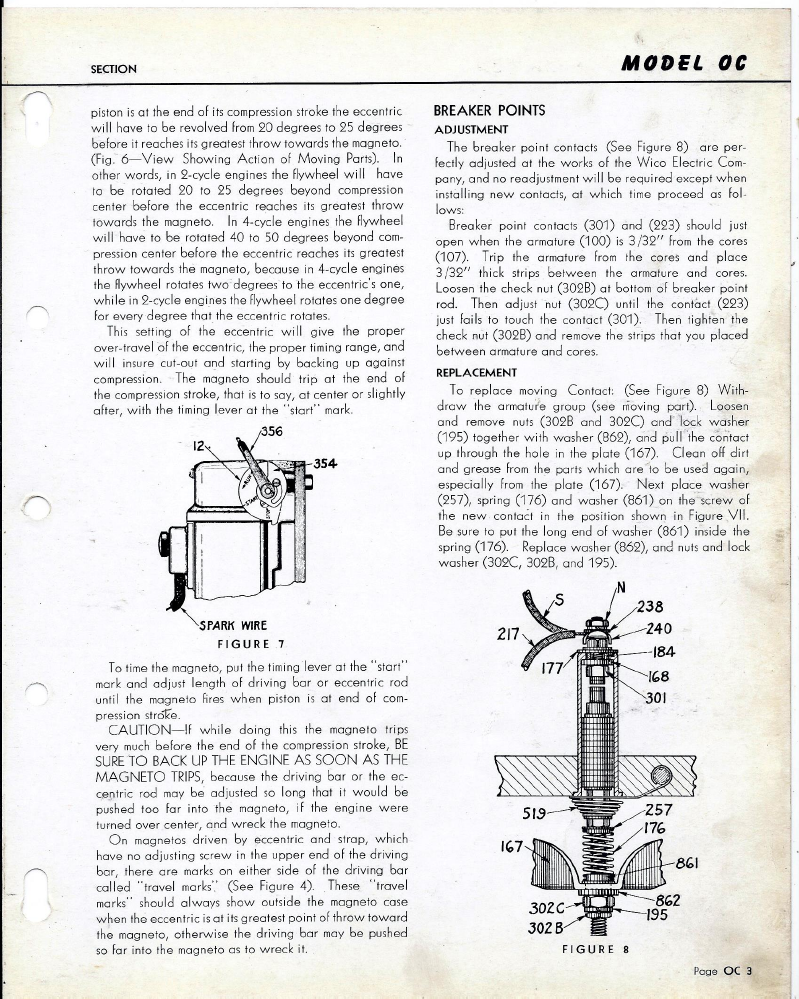 Wico OC Magneto Service Manual