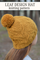 knitting is beleafing hat pattern