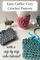 easy crochet coffee sleeve pdf crochet pattern