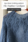 daphne top-down cardigan knitting pattern
